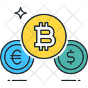 Bitcoin Exchange Bitcoin Euro Icon