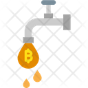 Bitcoin Faucet Bitcoin Flow Bitcoin Tap Icon