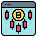 Bitcoin Flowchart Icon