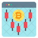 Bitcoin Flowchart Icon