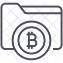 Bitcoin File Folder Icon