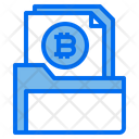 Folder Bitcoin Document Icon
