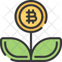 Bitcoin Growth Icon