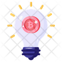 Bitcoin Idea Crypto Idea Financial Innovation Icon