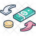 Bitcoin Investment Contribution Asset Icon