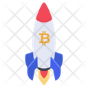 Bitcoin Launching Icon
