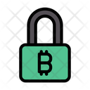Bitcoin Lock Crypto Icon