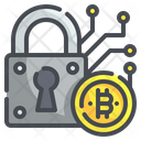 Lock Security Protect Privacy Cryptocurrency Digital Currency Icon