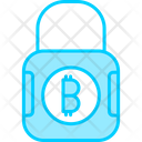 Bitcoin Lock Icon
