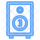 Bitcoin Locker Keep Save Icon
