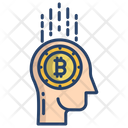 Bitcoin Mind Bitcoin Bitcoin Brain Icon