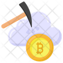Cloud Mining Bitcoin Mining Cryptocurrency Mining Icon