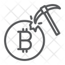 Bitcoin Mining Bitcoin Mining Icon