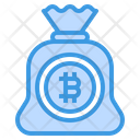 Bitcoin Money Bag Icon