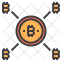 Network Money Bitcoin Cryptocurrency Bitcoin Network Bitcoin Connection Icon