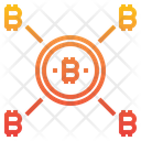 Network Money Bitcoin Cryptocurrency Bitcoin Network Bitcoin Connection Icon