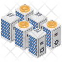 Bitcoin Network Cryptocurrency Network Digital Currency Network Icon