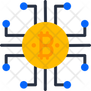 Network Bitcoin Network Bitcoin Connection Icon