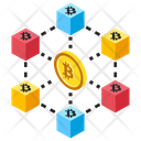Bitcoin Network Bitcoin Club Peer To Peer Icon