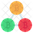 Bitcoin Network Btc Network Cryptocurrency Network Icon