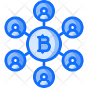 Network Idea Bitcoin Icon