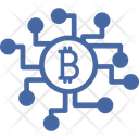 Bitcoin Currency Networking Icon