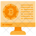 Online Bitcoin Icon