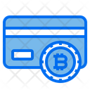 Bitcoin Payment Card Icon