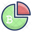 Bitcoin Pie Chart Icon