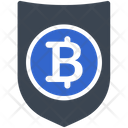 Security Protection Bitcoin Icon