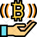 Bitcoin Receive Bitcoin Receive Icon
