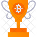 Bitcoin Reward Trophy Icon