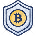 Bitcoin Security Safety Icon