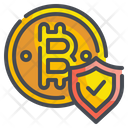 Bitcoin Security Bitcoin Protection Money Icon