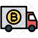 Bitcoin Service Bitcoin Car Icon