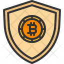 Bitcoin Shield Icon