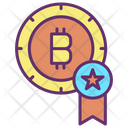Verified Bitcoin Bitcoin Star Badge Bitcoin Badge Icon
