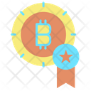 Verified Bitcoin Bitcoin Star Badge Bitcoin Badge Icon