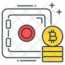 Bitcoin Storage Bitcoin Safe Secure Icon