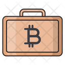 Bitcoin Bag Briefcase Icon