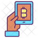 Bitcoin Tablet Icon