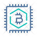 Bitcoin Technology Computing Icon