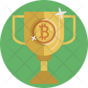Bitcoin Trophy Award Icon