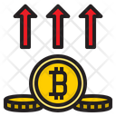 Bitcoin up  Icon