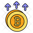 Bitcoin up  Icon