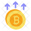 Bitcoin up  Icon