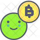 Bitcoin Happy Happy Bitcoin Icon