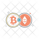 Bitcoin Ethereum Compare Icon