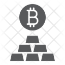 Bitcoin Vs Gold Icon