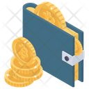 Bitcoin Wallet Money Wallet Bitcoin Pouch Icon